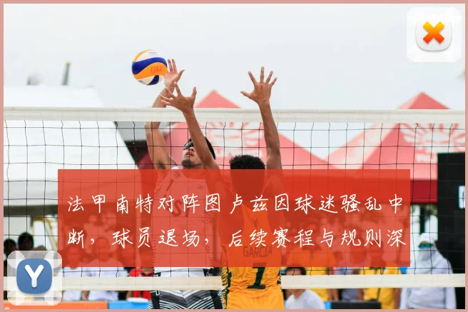 法甲南特对阵图卢兹因球迷骚乱中断，球员退场，后续赛程与规则深度解析